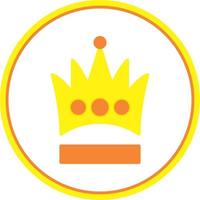 Crown Vector Icon Design