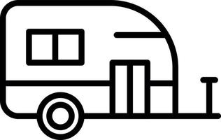 Caravan Vector Icon Design