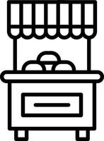 Stall Vector Icon Design