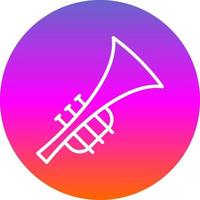 Trumpet Vector Icon Design