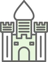 Castle Vector Icon Design