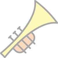 Trumpet Vector Icon Design