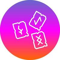 Runes Vector Icon Design