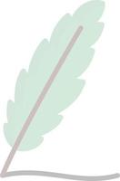 Writing Feather Vector Icon Design