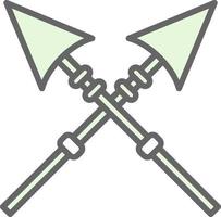 Lance Vector Icon Design