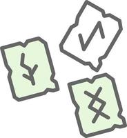 Runes Vector Icon Design