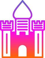 Castle Vector Icon Design