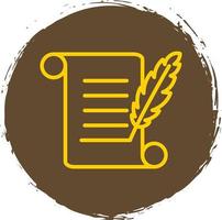 Scroll Paper Vector Icon Design