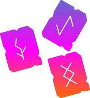 Runes Vector Icon Design