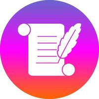 Scroll Paper Vector Icon Design