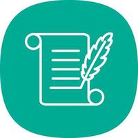 Scroll Paper Vector Icon Design