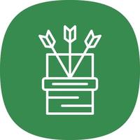 Quiver Vector Icon Design