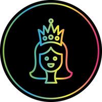 diseño de icono de vector de princesa