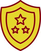 Crest Vector Icon Design