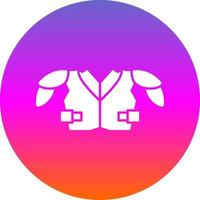 Shoulder Pads Vector Icon Design