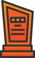 Trophy Vector Icon Design