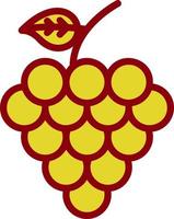 diseño de icono de vector de uvas