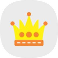 diseño de icono de vector de corona de rey