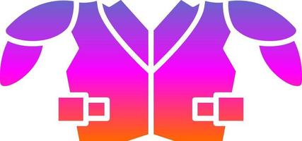 Shoulder Pads Vector Icon Design