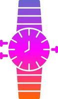 diseño de icono de vector de reloj de pulsera