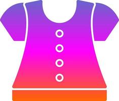 diseño de icono de vector de blusa