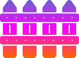 Fence Vector Icon Design