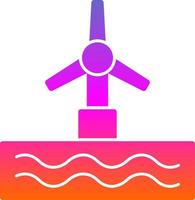 diseño de icono de vector de turbina