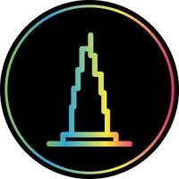 Burj Khalifa Vector Icon Design