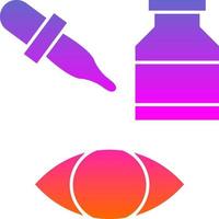 Eye Drops Vector Icon Design