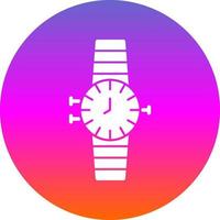 diseño de icono de vector de reloj de pulsera