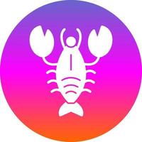 Lobster Vector Icon Design