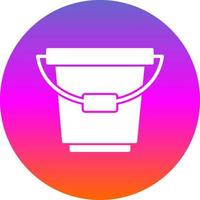 Bucket Vector Icon Design