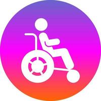 Disability Vector Icon Design