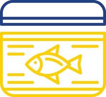 Tuna Can Vector Icon Design