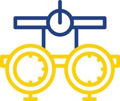 diseño de icono de vector de optometrista