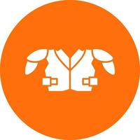 Shoulder Pads Vector Icon Design