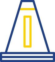 Traffic Cone Vector Icon Design
