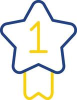 First Prize Vector Icon Design