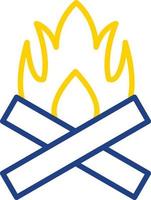 Bonfire Vector Icon Design