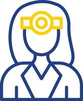 Ophthalmologist Vector Icon Design