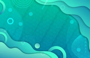 Blue Green Combo Abstract Background vector