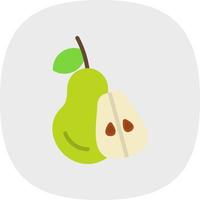 Pear Vector Icon Design