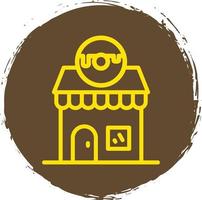 Donut Shop Vector Icon Design