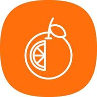 Orange Vector Icon Design