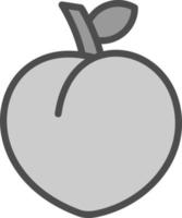 Peach Vector Icon Design