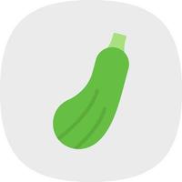 Zucchini Vector Icon Design