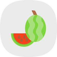 Watermelon Vector Icon Design