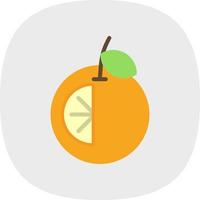 diseño de icono de vector naranja