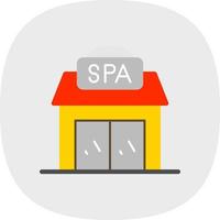 diseño de icono de vector de centro de spa