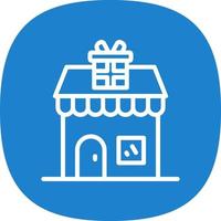 Gift Shop Vector Icon Design